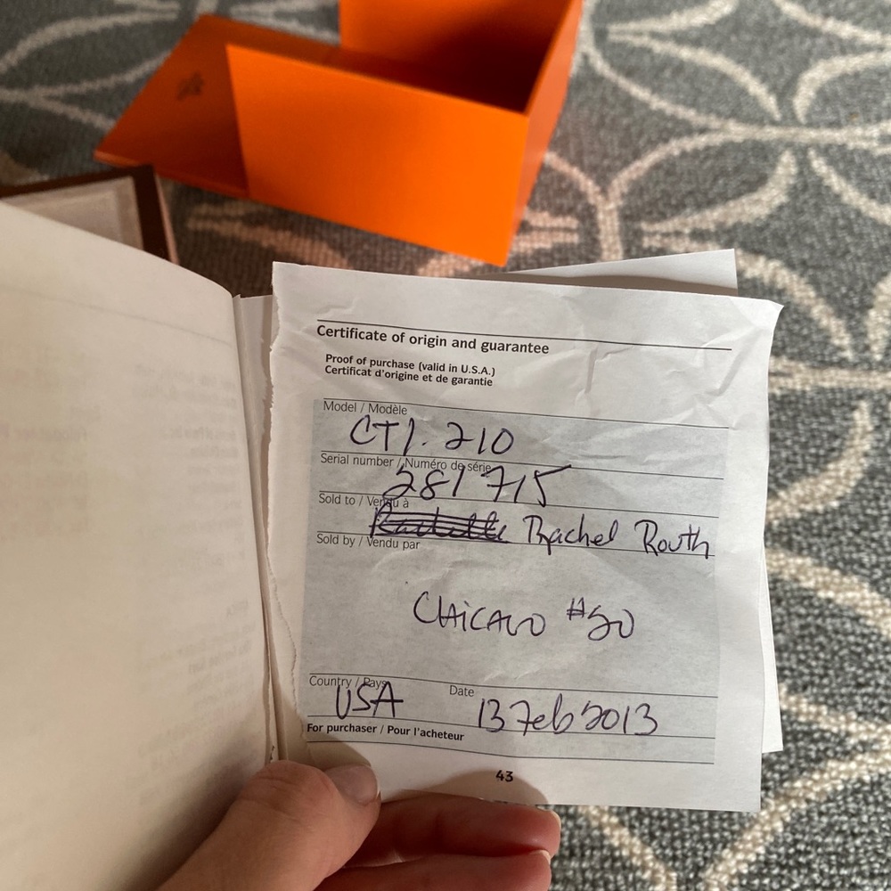 Herms Cape Cod Double Wrap Watch - image 4